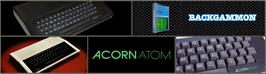 Arcade Cabinet Marquee for Backgammon.